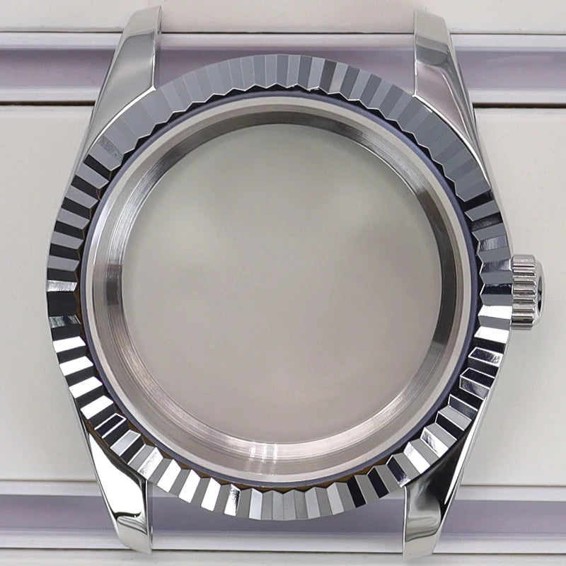 36/39mm Watch Cases Set Sapphire Glass For NH35 NH36 NH34 NH70 8215 Datejust