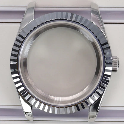 36/39mm Watch Cases Set Sapphire Glass For NH35 NH36 NH34 NH70 8215 Datejust