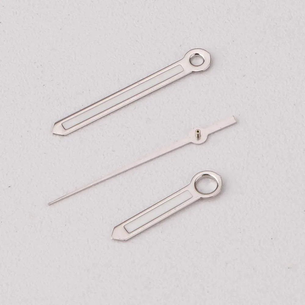 Simple Watch Hands With Green Luminous for NH35/NH36/4R/7S Movement