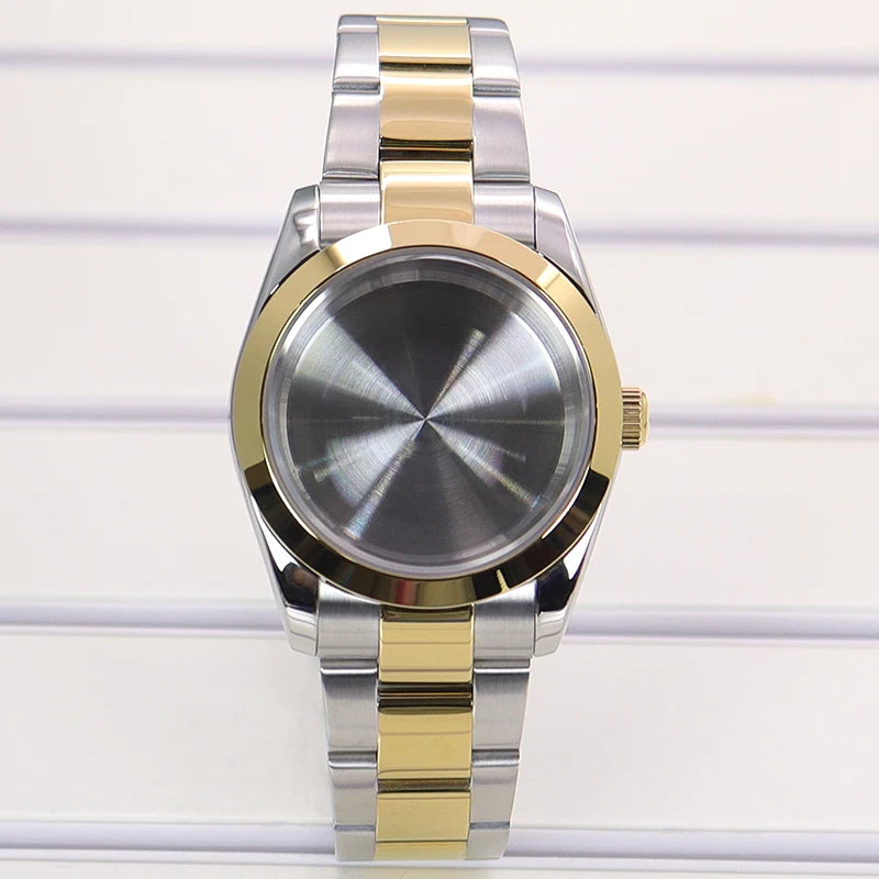 36/39mm Watch Cases and Strap Sapphire Glass For NH35 NH36 NH34 NH38 Miyota 8215