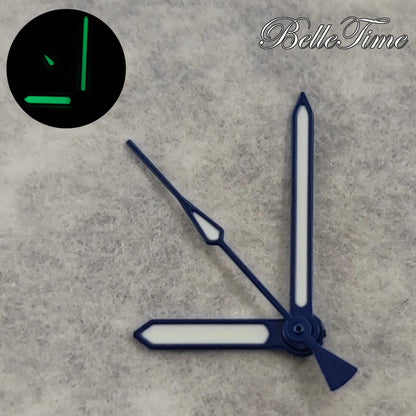 Modified Multicolor Watch Hands with Green luminous For NH34 NH35 4R35 NH36 4R36