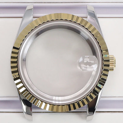36/39mm Watch Cases Set Sapphire Glass For NH35 NH36 NH34 NH70 8215 Datejust