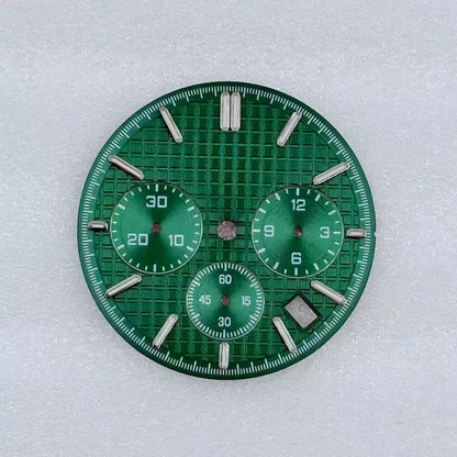 31.8mm Mechanical Timer Watch Dial And Hands Suitable For VK63 Quartz Movement