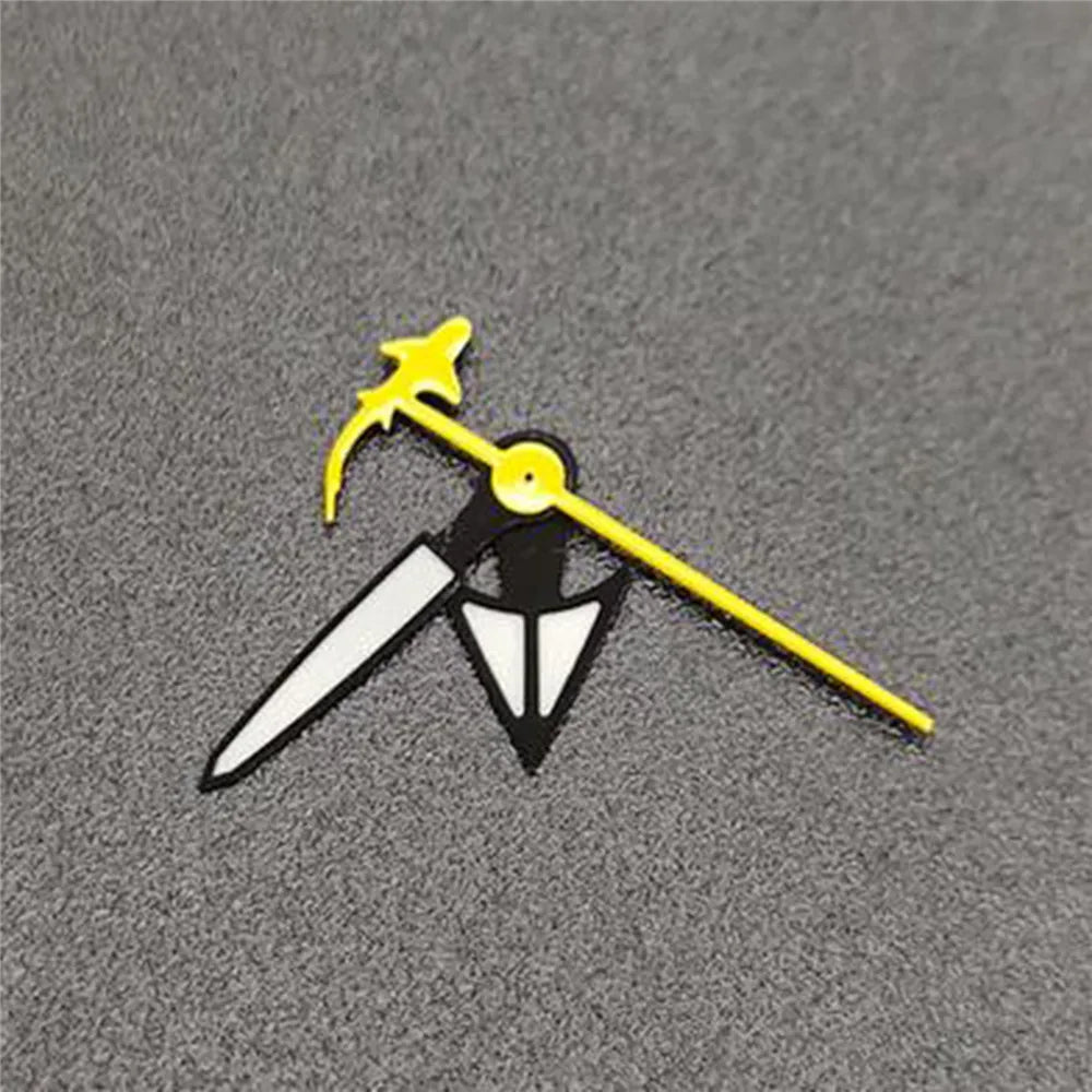 Watch Hands for NH35 NH36 Movement Modifie C3 Green Luminous Watch Pointers