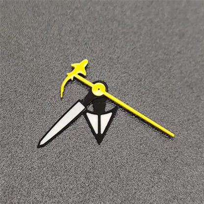 Watch Hands for NH35 NH36 Movement Modifie C3 Green Luminous Watch Pointers