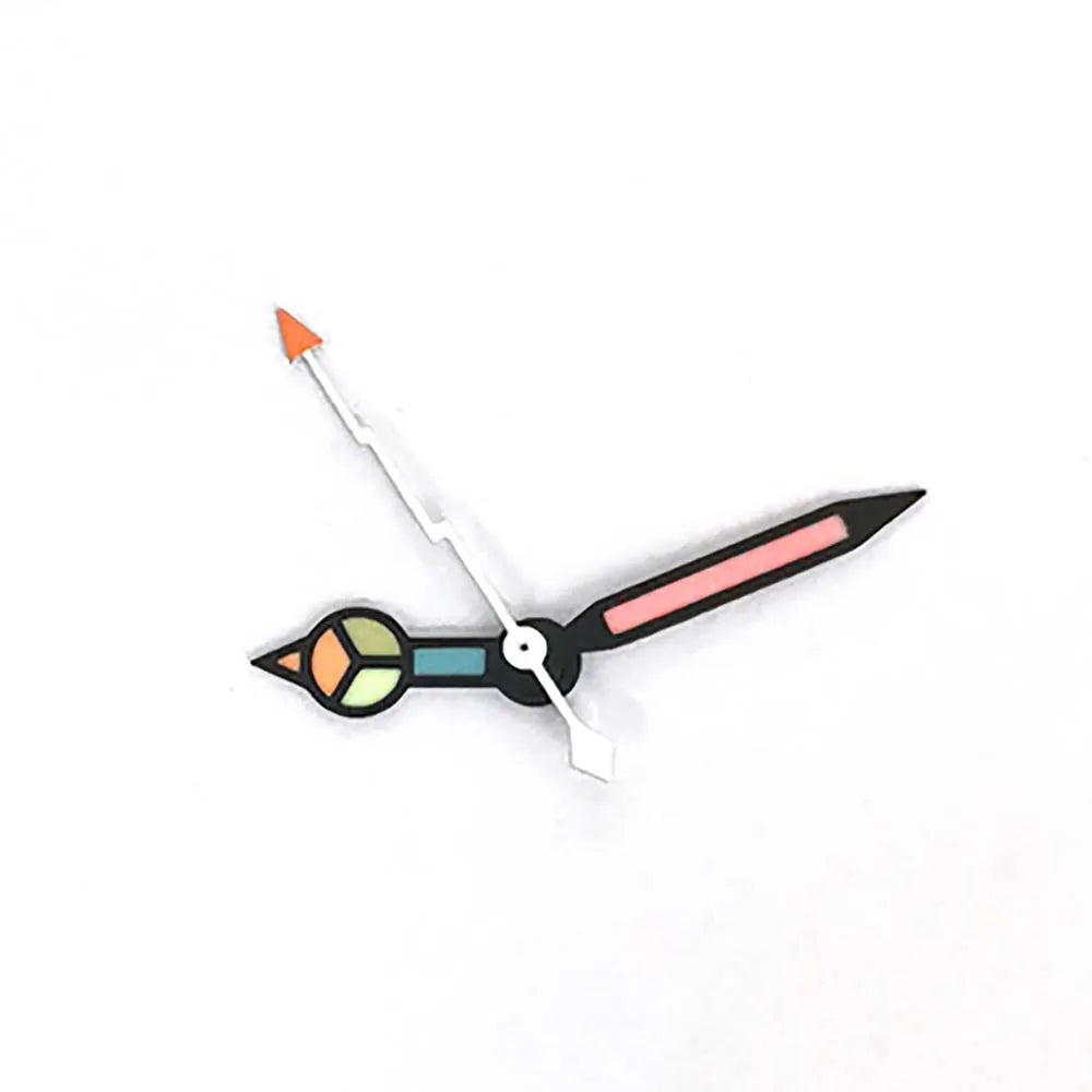 3Pins Green Luminous Watch Hands for NH35/NH36/4R/7S Modified Lightning Pointers