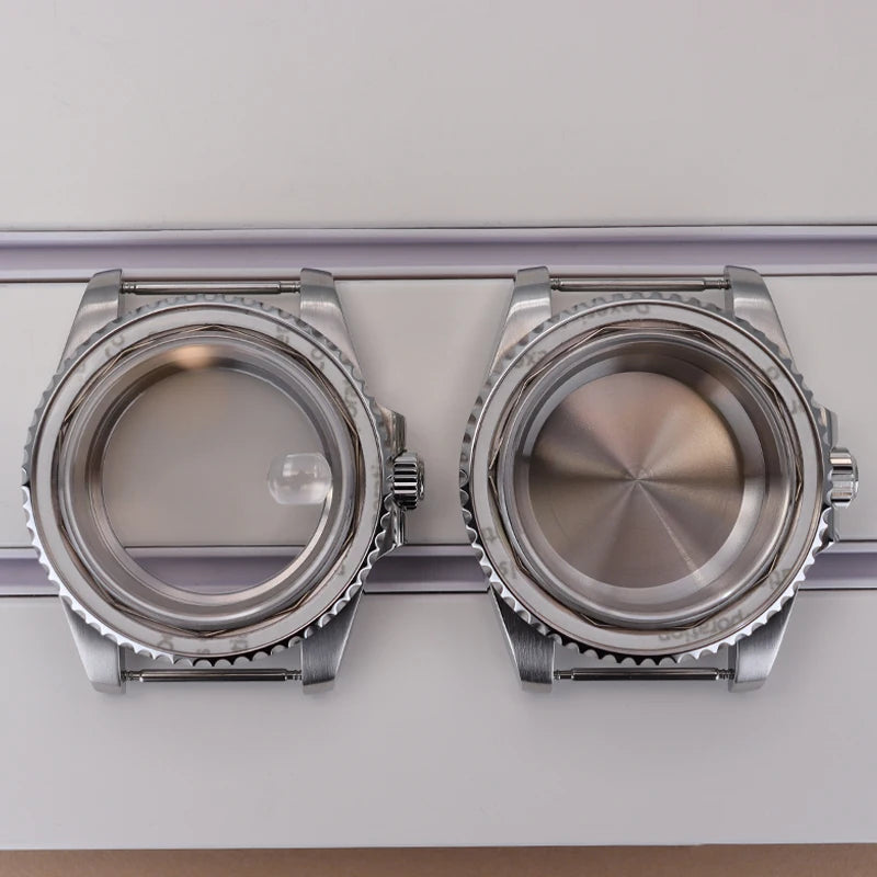 Unidirectional Rotation Bezel 40mm Watch Case For NH35/36/38 ETA2824/Miyota8215