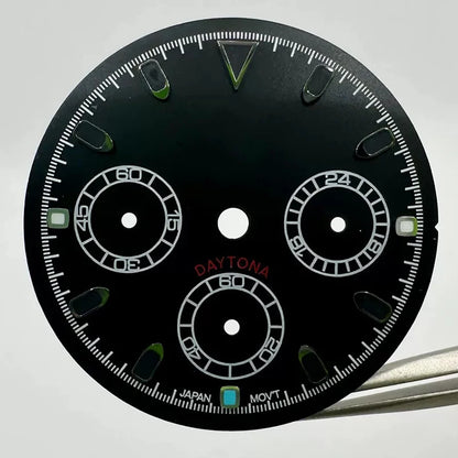 29.5mm VK63 Dial S Logo Dial Suitable For NH35/NH36 Movement Vertical Lines