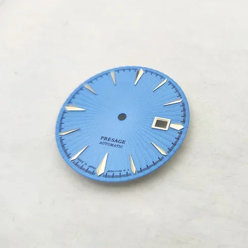 40mm  Steel Watch Case Dial Hands Kit for NH36 NH38 Bubble Mirror Shell Kit