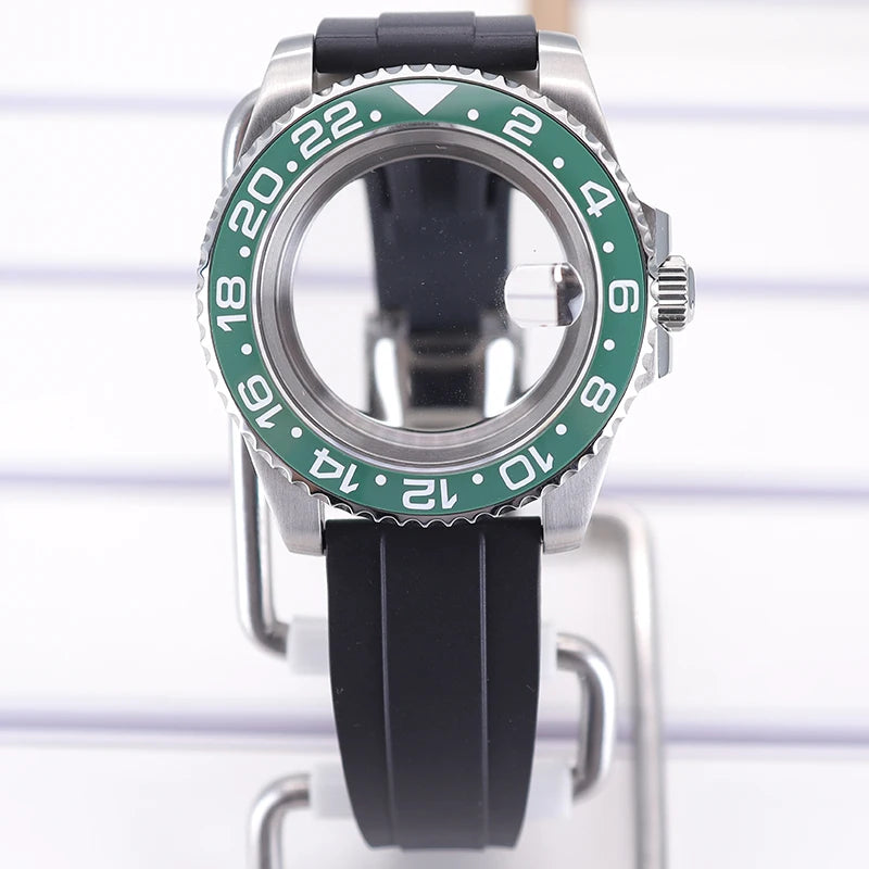 40mm Watch Case For 4R NH35 NH36 NH34/38 NH70 8215 Eta2824 PT5000 Sapphire Glass
