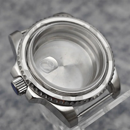 40mm Steel Watch Case for NH35/8215/GD2813/GD3804 with Movement Spacer Ring