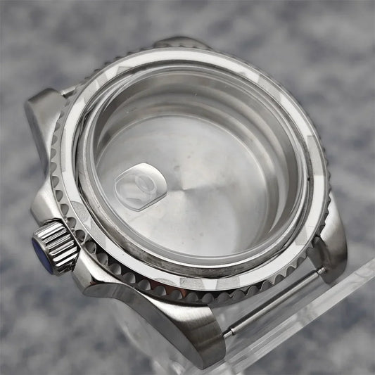 40mm Steel Watch Case for NH35/8215/GD2813/GD3804 with Movement Spacer Ring