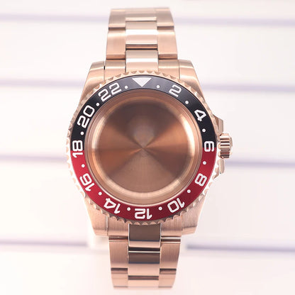 40mm Watch Case For NH35 NH36 NH70/8215/Eta2824 PT5000 NH34 Sapphire Glass