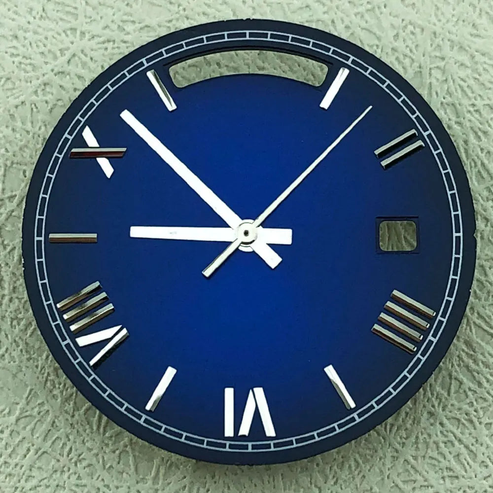 Modified 31mm Calendar Roman Numeral Multicolor Watch Dial For 8285 Movement