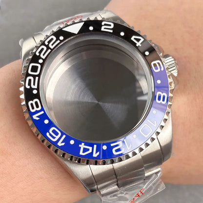 43mm Watch Case with Sapphire Fit DEEP Sea Homage for NH34/35/36 ETA 2824 2836