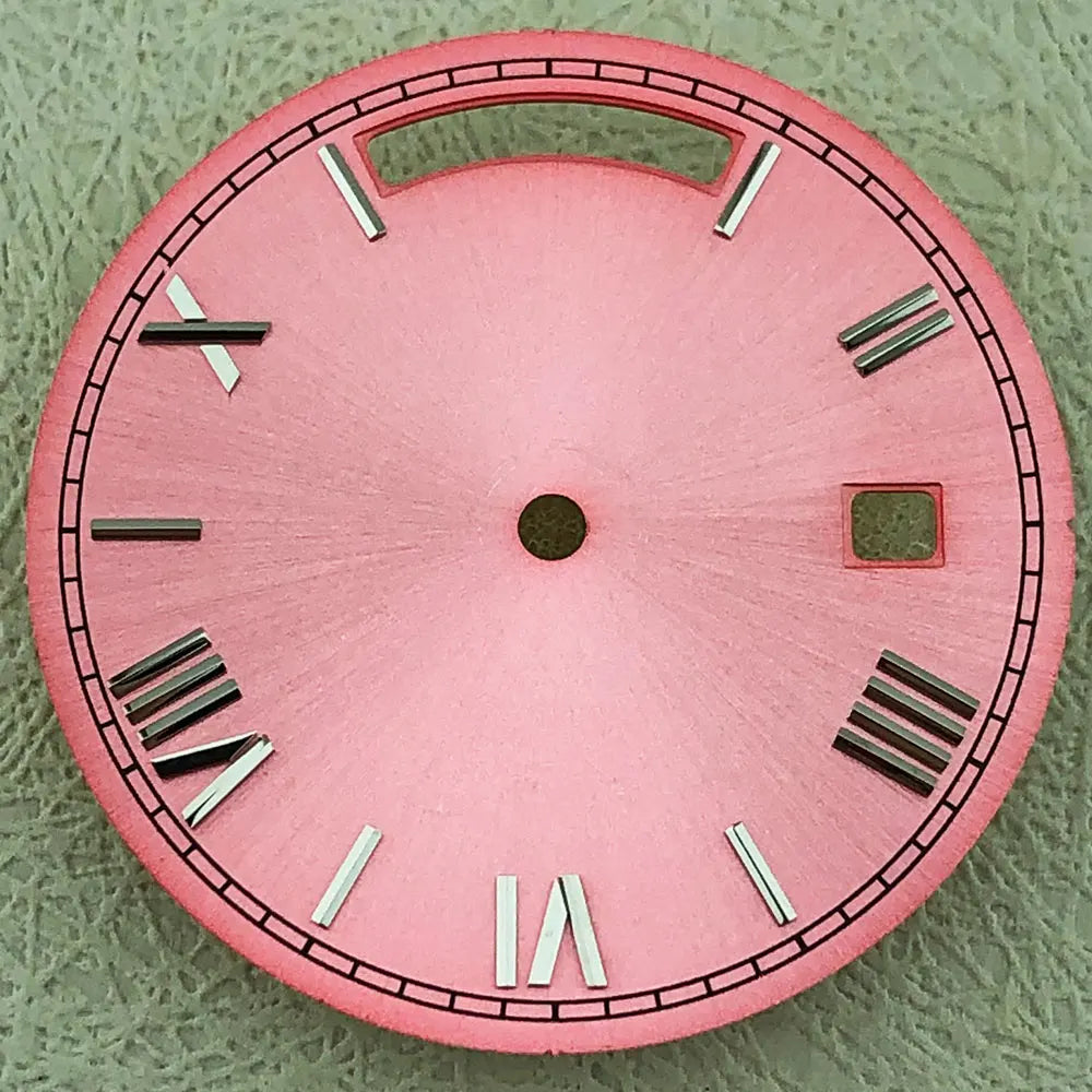 Modified 31mm Calendar Roman Numeral Multicolor Watch Dial For 8285 Movement
