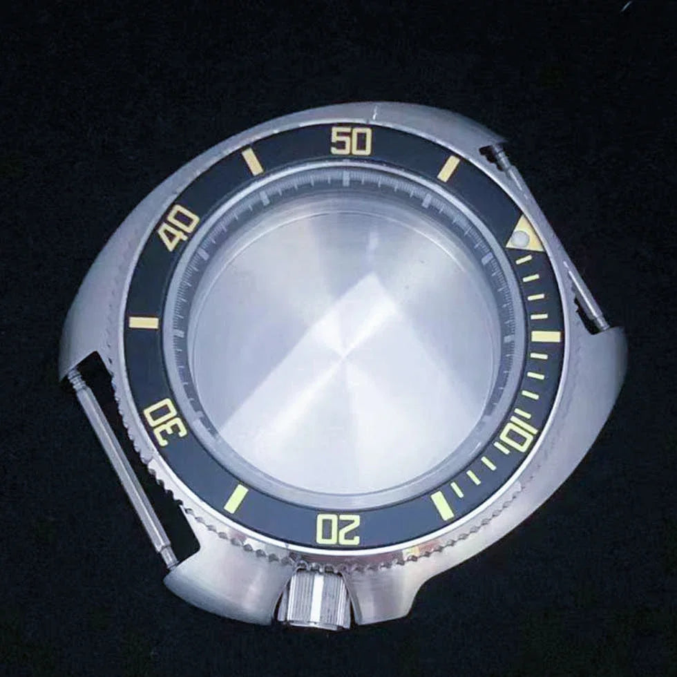 41mm Stainless Steel Watch Case Sapphire Glass Black Inner Shadow for NH35/ NH36