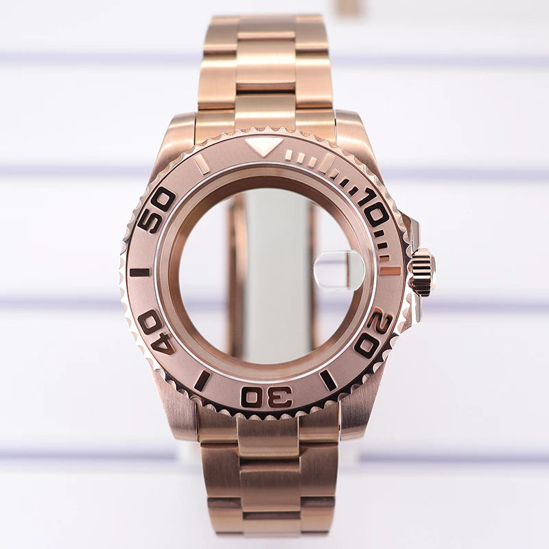 40mm Watch Case For NH35 NH36 NH70/8215/Eta2824 PT5000 NH34 Sapphire Glass