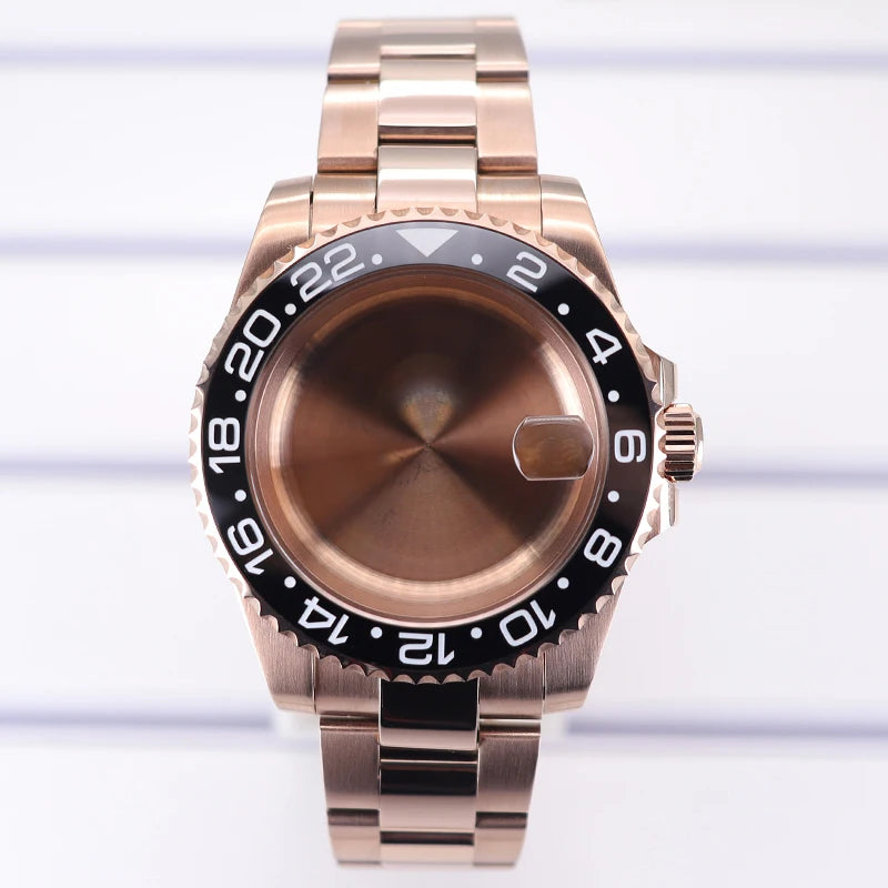 40mm Watch Case For NH35 NH36 NH70/8215/Eta2824 PT5000 NH34 Sapphire Glass
