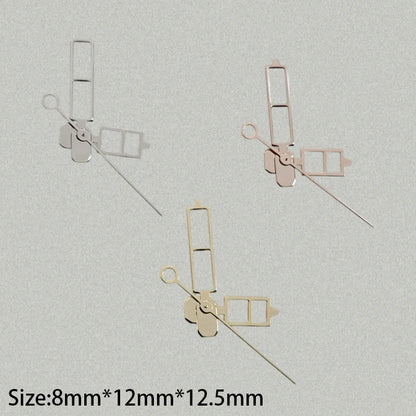 8mm*12mm*12.5mm Modified Square Hollow Watch Hands for NH35/NH36/4R/7S Movement