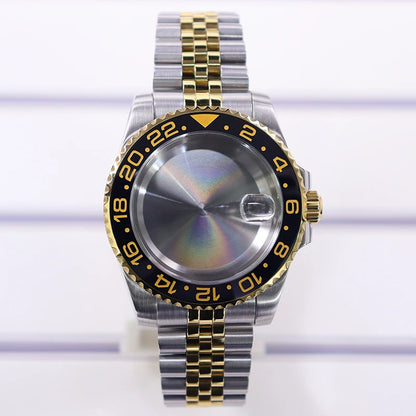 40mm Watch Case Sapphire Glass For Nh35 Nh34 Nh36 Nh72 2824 Miyota 8215 SUB GMT
