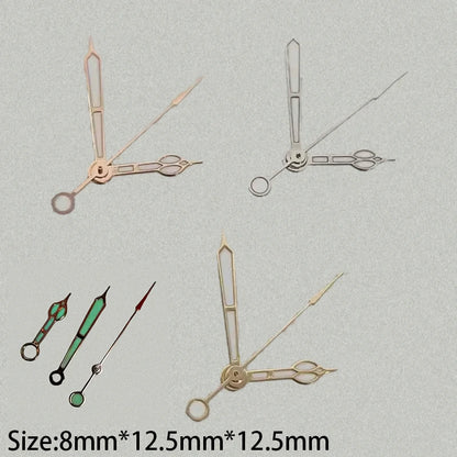 Modified Green Luminous Watch Hands Pointers for NH35/NH36/4R/7S Movement