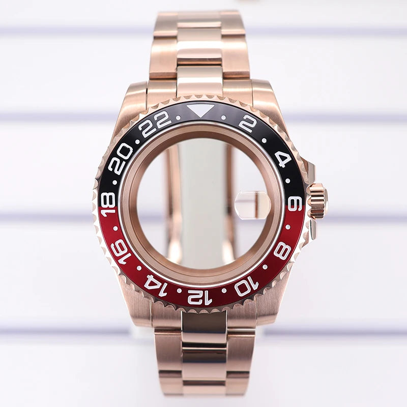 40mm Watch Case For NH35 NH36 NH70/8215/Eta2824 PT5000 NH34 Sapphire Glass