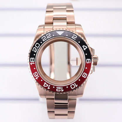 40mm Watch Case For NH35 NH36 NH70/8215/Eta2824 PT5000 NH34 Sapphire Glass
