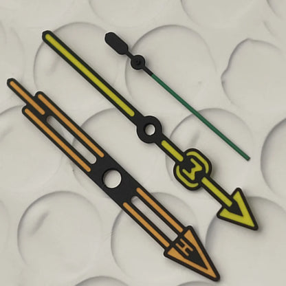 NH35 Watch Hands Green Luminous Pointers for NH35 NH36 4R35 4R36 7S26 7S36