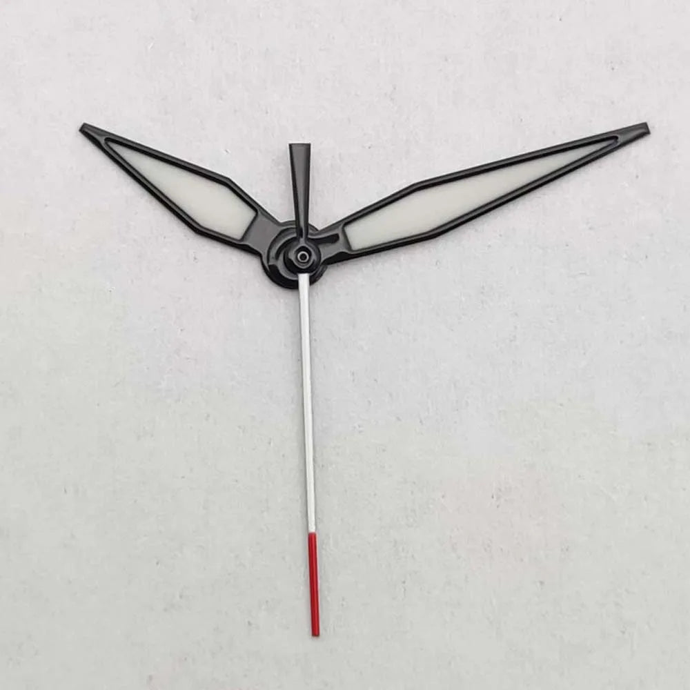 Black/Blue Watch Hands With Green Luminous Fit for NH35 NH36 Movement 3Pins