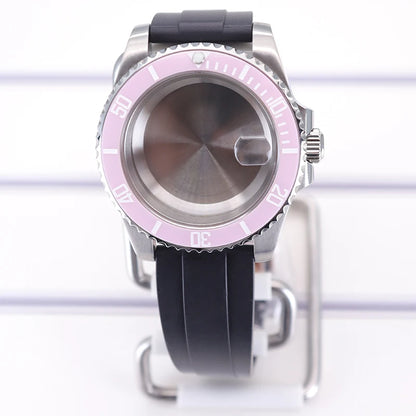 40mm Watch Case For 4R NH35 NH36 NH34/38 NH70 8215 Eta2824 PT5000 Sapphire Glass