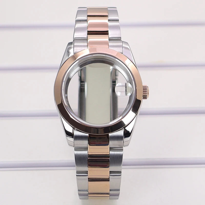 36/39mm Watch Cases and Strap Sapphire Glass For NH35 NH36 NH34 NH38 Miyota 8215