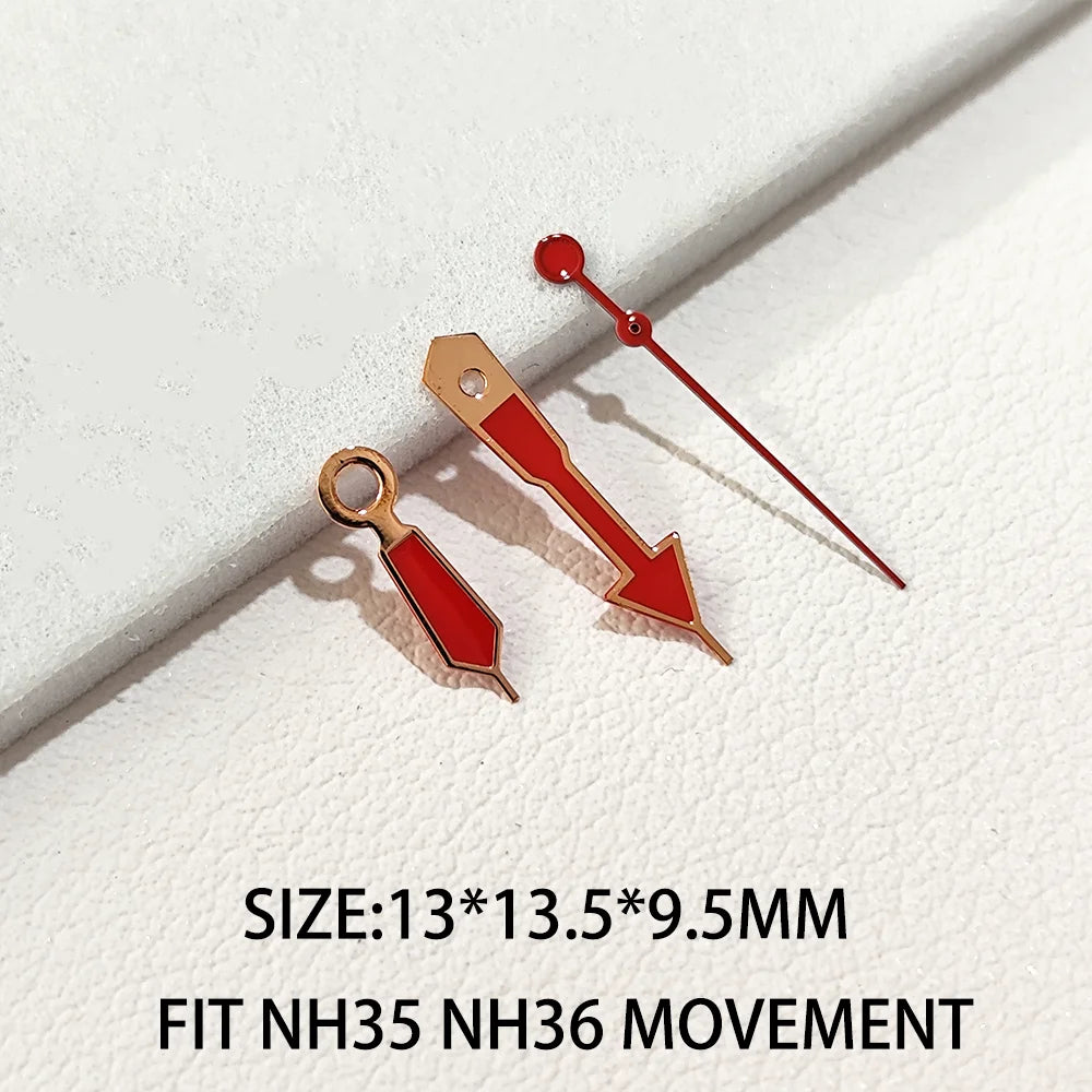Watch Hands Pointers Green Super Luminous Suitable for NH 35 NH 36 Movement