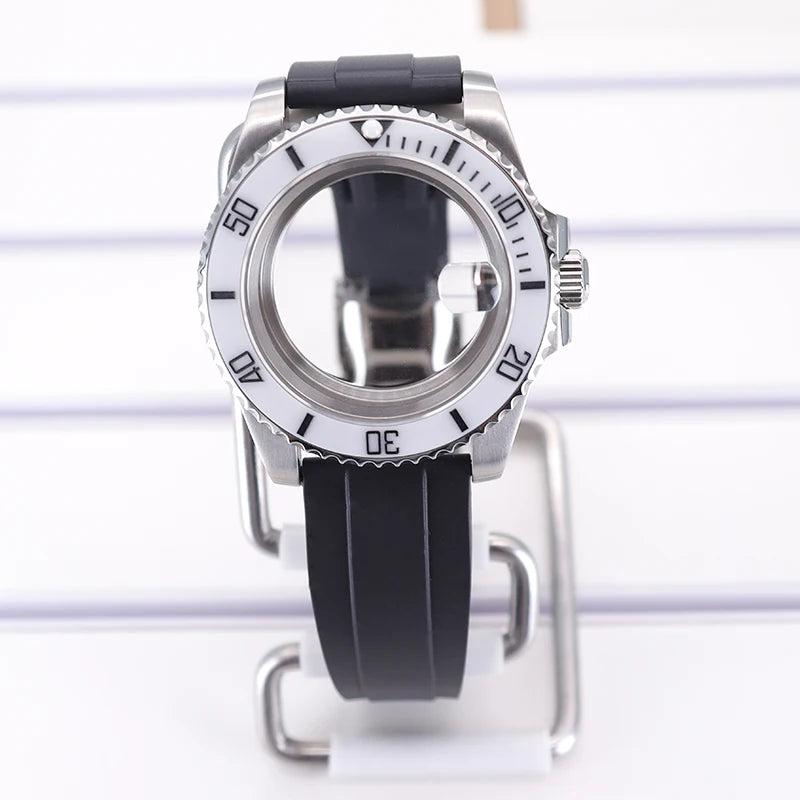 40mm Watch Case For 4R NH35 NH36 NH34/38 NH70 8215 Eta2824 PT5000 Sapphire Glass