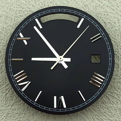 Modified 31mm Calendar Roman Numeral Multicolor Watch Dial For 8285 Movement