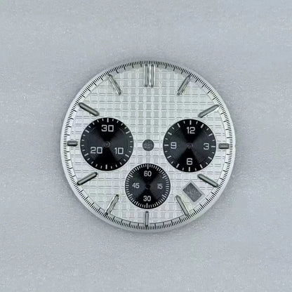 31.8mm Mechanical Timer Watch Dial And Hands Suitable For VK63 Quartz Movement