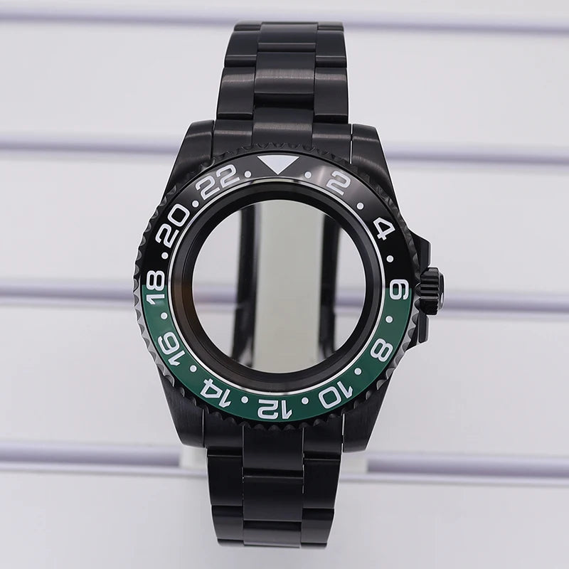 40mm Cases For SUB GMT NH34 NH35 NH36 NH38 4R36 Miyota8215 Eta 2824 Mod YACHT