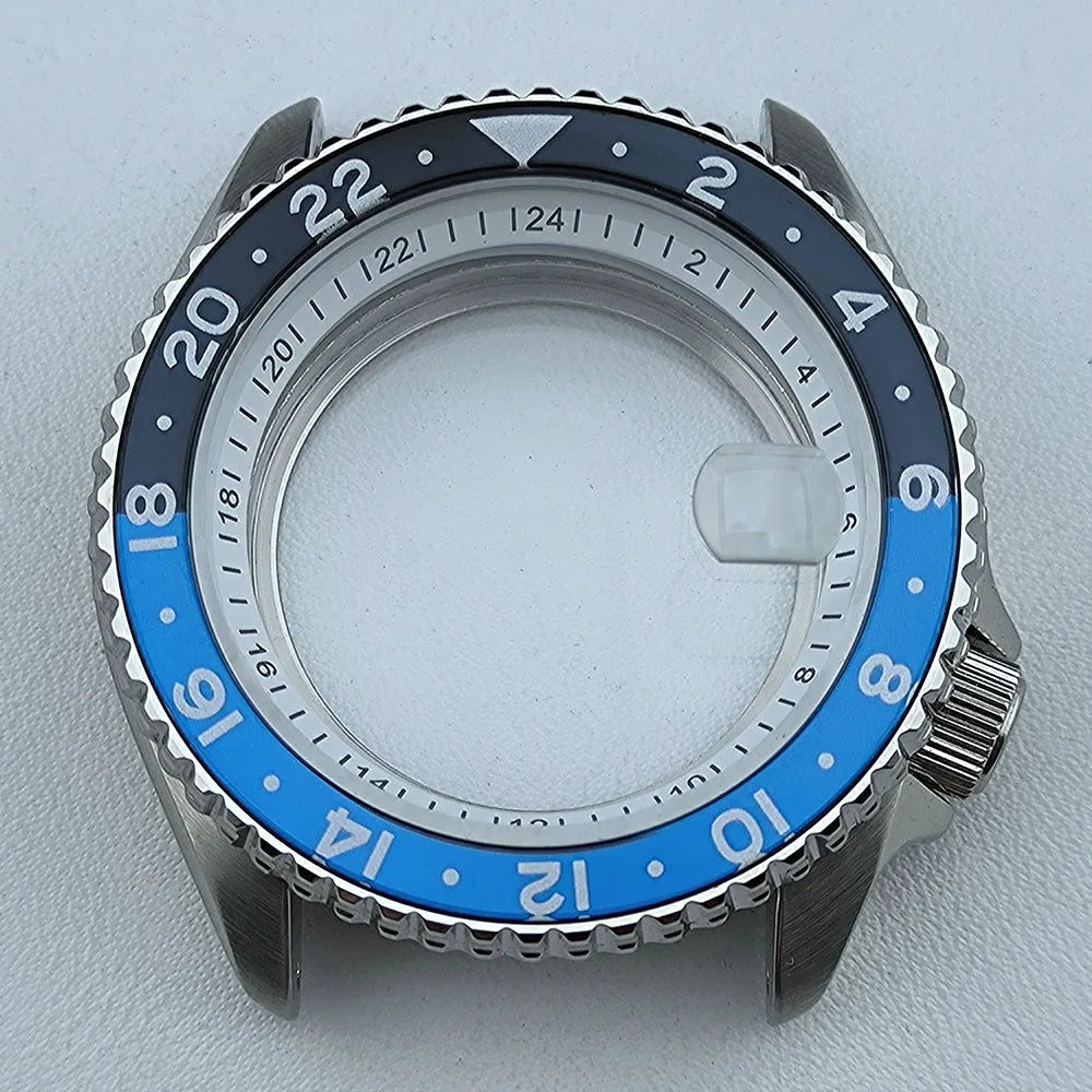 316L Stainless Steel Watch Case with Bezel for NH35 NH34 Movement Fit 28.5mm Dial