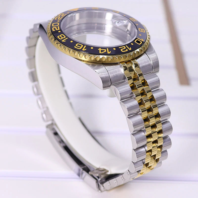 40mm Watch Case Sapphire For SUB Nh35 GMT Nh34 Nh36 Nh70 Nh72 2824 Miyota8215