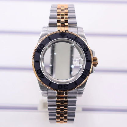 40mm Watch Case For NH35 NH34 NH36 NH70/Miyota8215/Eta2824 PT5000 Slide Buckle