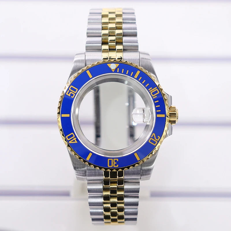 40mm Watch Case Sapphire Glass For Nh35 Nh34 Nh36 Nh72 2824 Miyota 8215 SUB GMT