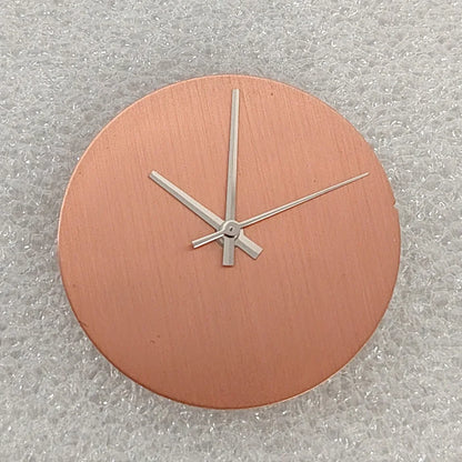 Solid Color No Date Vertical Striped Texture Watch dial with Hands for NH35/36