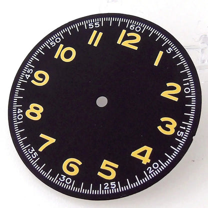 33.6mm Multicolor Watch Dial Fit Pilot Style NH35 NH36 ETA 2824 PT5000 Movement