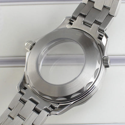 41mm Watch Case Strap Waterproof for Seamaster NH34 NH35 NH36 fit 30.5mm Dial