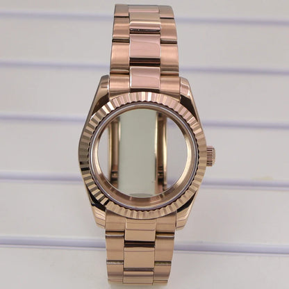 36/39mm Watch Cases Set Sapphire Glass For NH35 NH36 NH34 NH70 8215 Datejust