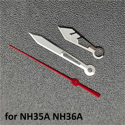 Green Luminous Watch Hands for NH35 NH36 NH35A NH36A 4R 7S Mechanical Movement