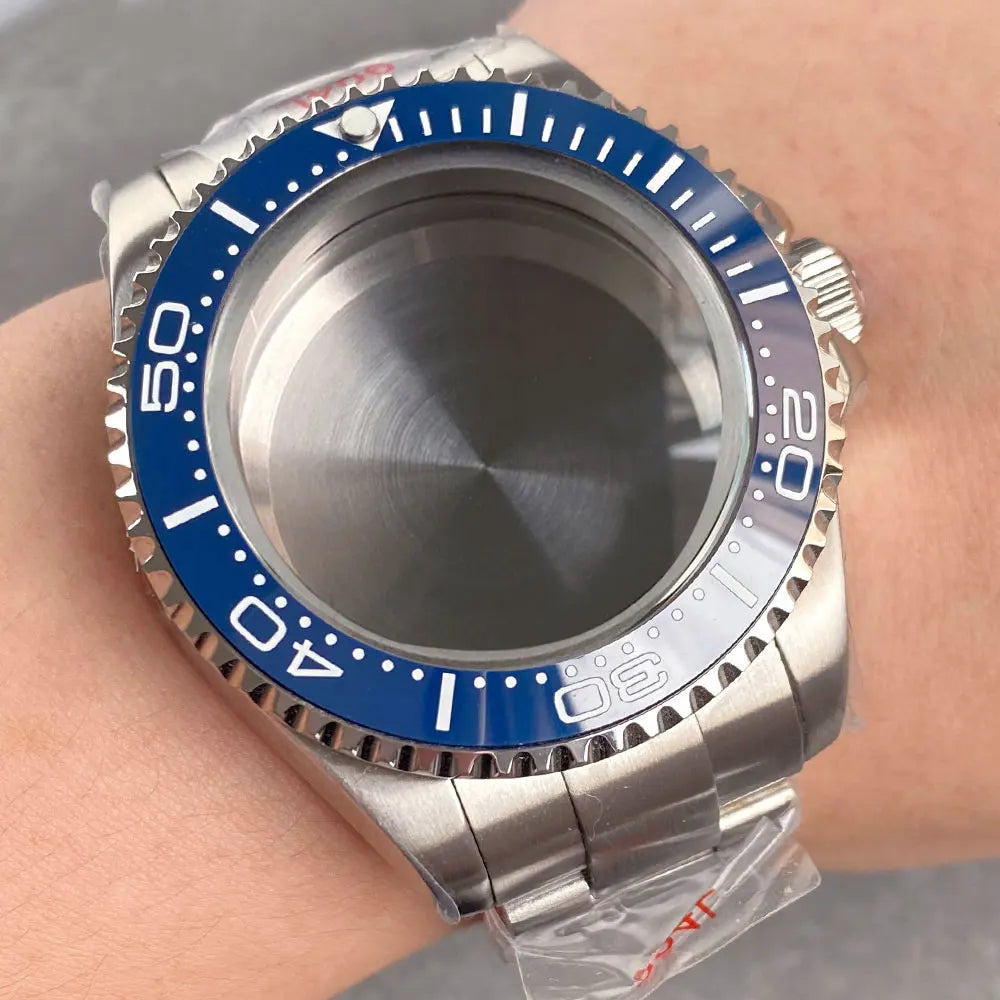 43mm Watch Case with Sapphire Fit DEEP Sea Homage for NH34/35/36 ETA 2824 2836