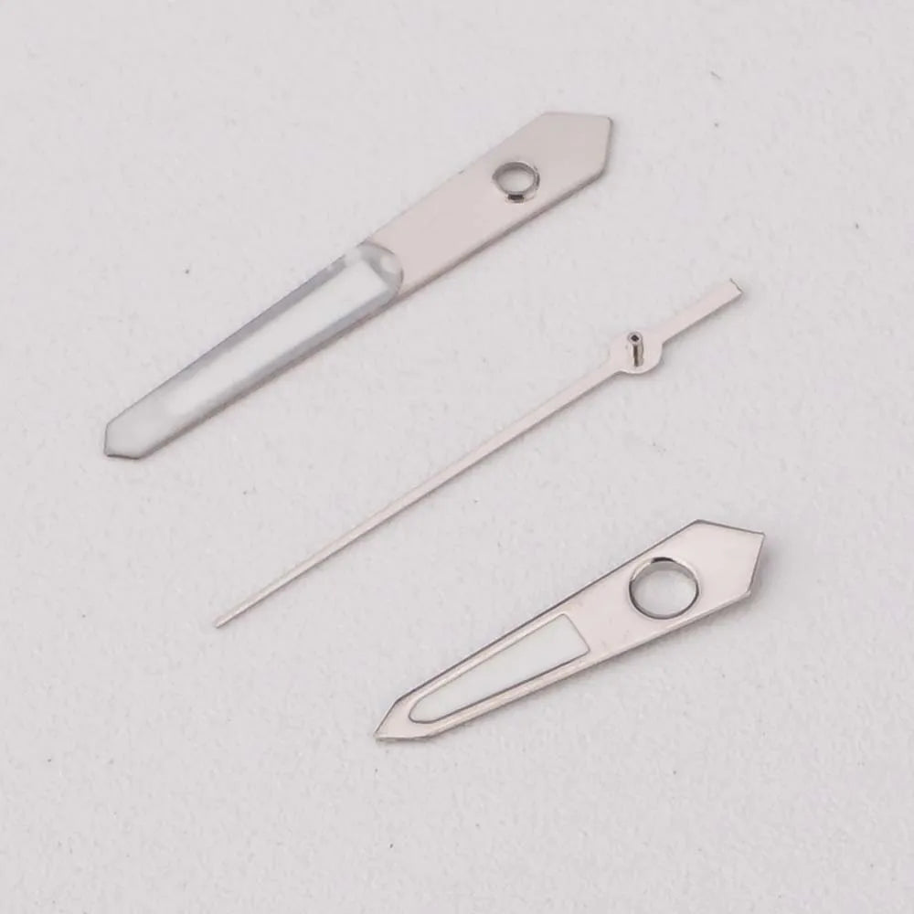 Simple Watch Hands With Green Luminous for NH35/NH36/4R/7S Movement
