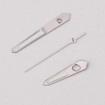 Simple Watch Hands With Green Luminous for NH35/NH36/4R/7S Movement