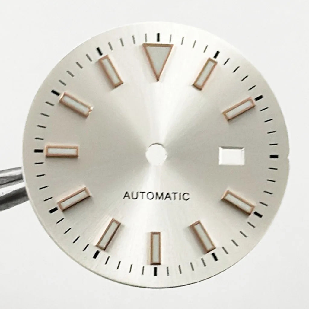 31MM Ladies Round Polished Fluted Bezel Sapphire Crystal Watch Case for NH05/06